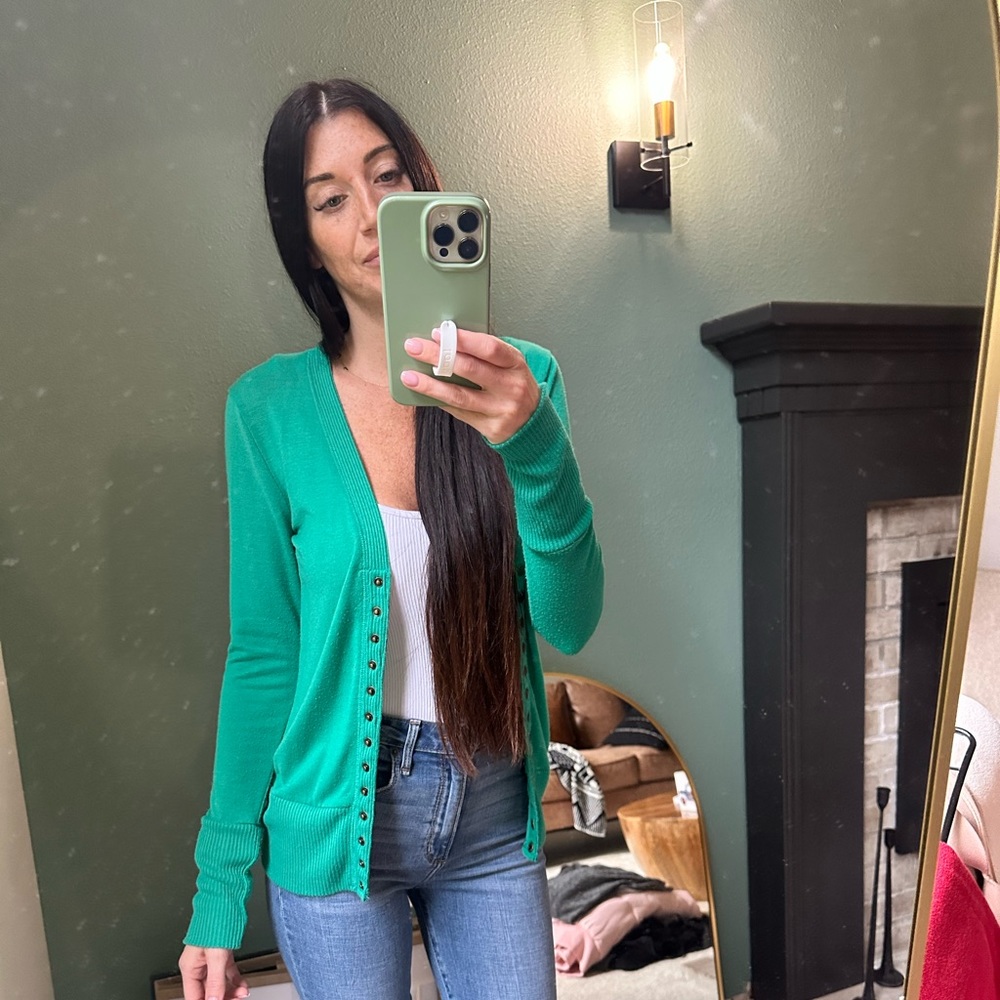 Green sweater